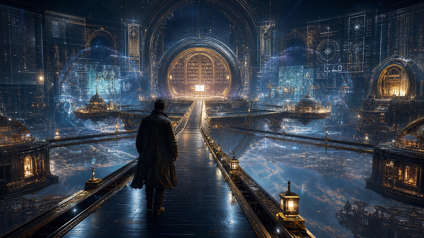 Jesus New OS imagined as an explorable world organized around the Codex